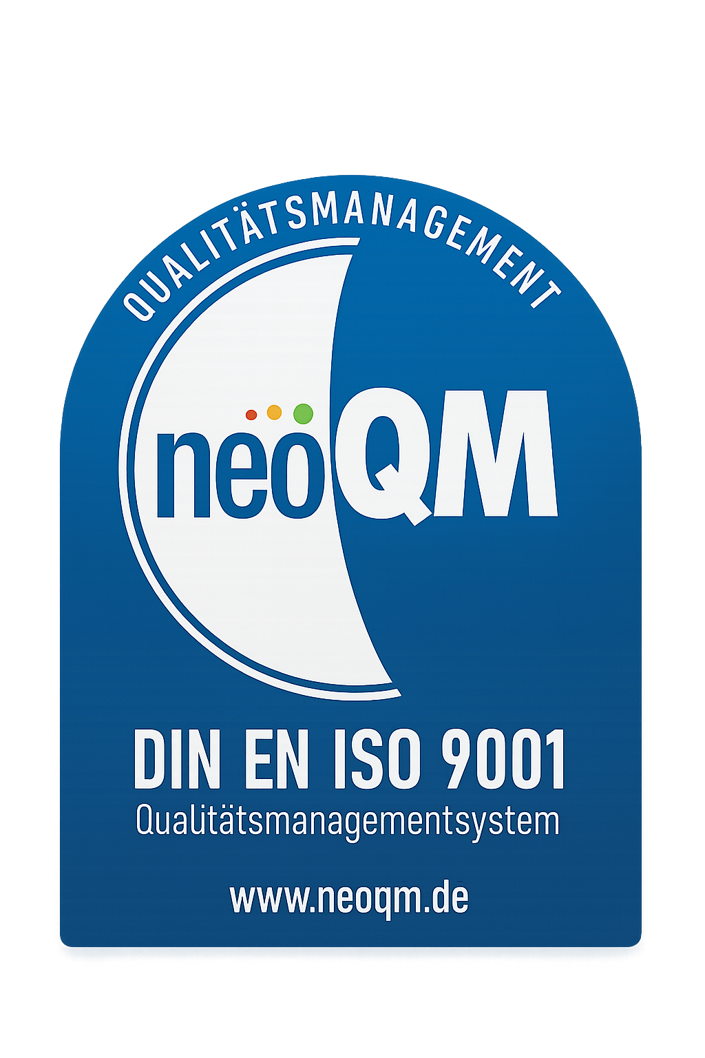 Zertifiziert nach ISO 9001 durch Neo QM